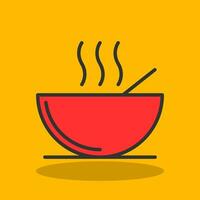 Bowl Vector Icon Design