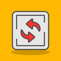 Rotate Arrow Vector Icon Design