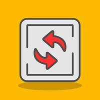 Rotate Arrow Vector Icon Design