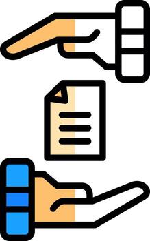 Commitment Vector Icon Design