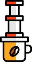 Aeropress Vector Icon Design