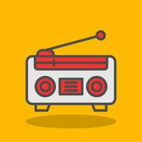 Radio  Vector Icon Design