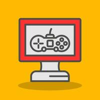 vídeo juego vector icono diseño