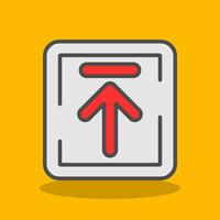 Up Arrow Upload Vector Icon Design