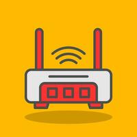 Router  Vector Icon Design