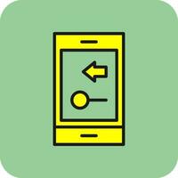 Swipe Vector Icon Design