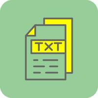 TXT vector icono diseño