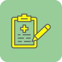 Medical Record  Vector Icon Design