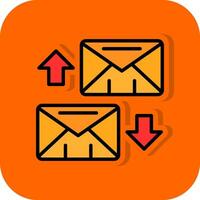 Exchange Mails  Vector Icon Design