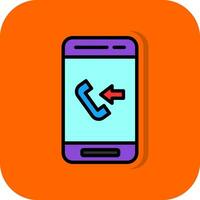Incomming Call  Vector Icon Design