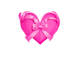 borst kanker dag illustratie roze lint achtergrond met liefde vorm png