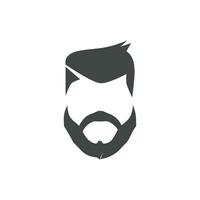 diseño de ilustración de icono de bigote vector