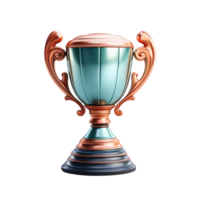 Trophy icon on transparent background, created with generative AI png
