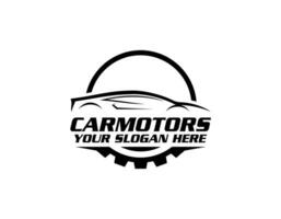 Car Garage Premium Concept Logo Design vector