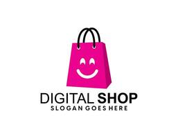 shop cart logo vector design template