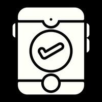 Smartphone with checkmark Vector Icon