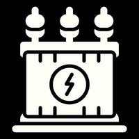 Power Transformer Vector Icon