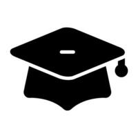 Graduation Cap Vector Icon