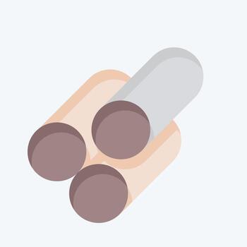 Icon Material. related to Building Material symbol. flat style. simple design editable. simple illustration vector