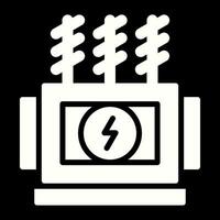 Power Transformer Vector Icon