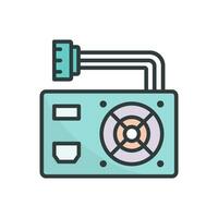 Power Supply icon vector design templates simple and modern