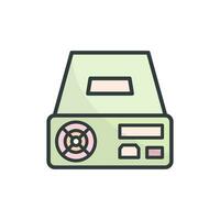 Power Supply icon vector design templates simple and modern