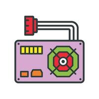 Power Supply icon vector design templates simple and modern