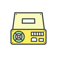 Power Supply icon vector design templates simple and modern