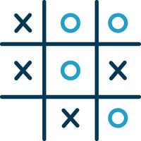 Tic Tac Toe  Vector Icon Design