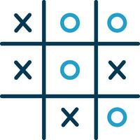 Tic Tac Toe  Vector Icon Design