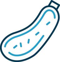 CourgetteZucchini Vector Icon Design