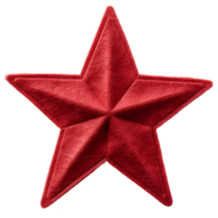 rot Star transparent generativ mit ai png