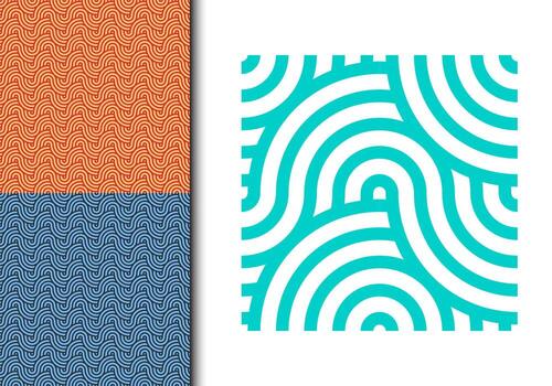 geometría de japonés estilo sin costura modelo elemento vector para antecedentes. moderno y elegante forma textura. ajuste para bandera, fondo, póster, tela, cubrir. vector eps 10