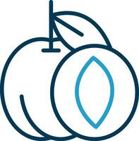 Apricot Vector Icon Design