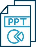 Ppt  Vector Icon Design