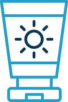 Sunblock  Vector Icon Design