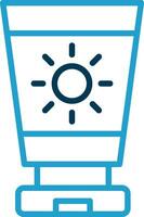 Sunblock  Vector Icon Design