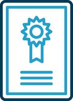 Certificate  Vector Icon Design