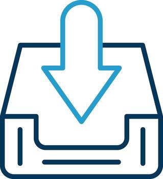 Inbox  Vector Icon Design