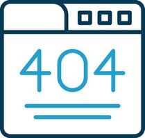 404 Error  Vector Icon Design