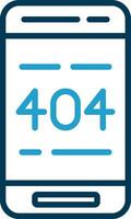 404 Error  Vector Icon Design