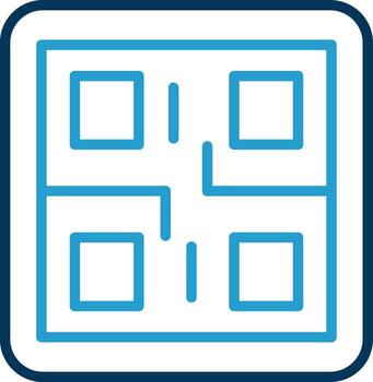 Qr Code  Vector Icon Design