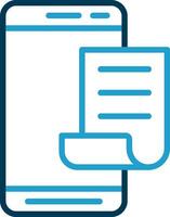 Mobile File  Vector Icon Design