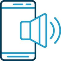 Mobile Sound  Vector Icon Design