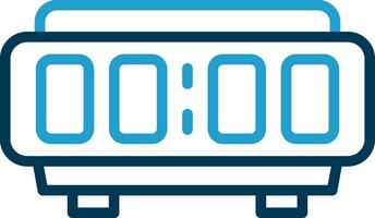 Digital Alarm Clock  Vector Icon Design