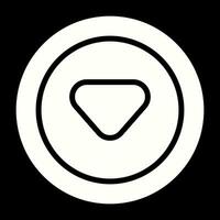 Caret Down Vector Icon