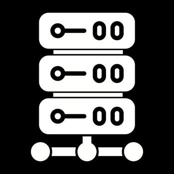icono de vector de base de datos