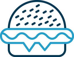 hamburguesa vector icono diseño