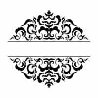 Vintage vector classic. Floral elements for design of monograms, invitations, frames, menus, labels and websites. Graphic elements for design of catalogs and brochures of cafes, boutiques.