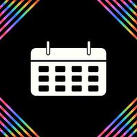 icono de vector de calendario